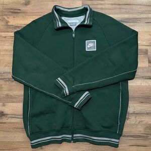 Y2K Nike Zip Up Varsity Jacket Sweatshirt